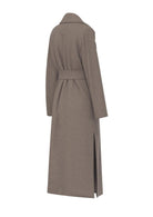 Cappotto in jersey panno soft Emmboero Tortora 2625906082200 002 EMME MARELLA 