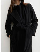 Cappotto in jersey panno soft Emmboero Nero 2625906082200 005 EMME MARELLA 