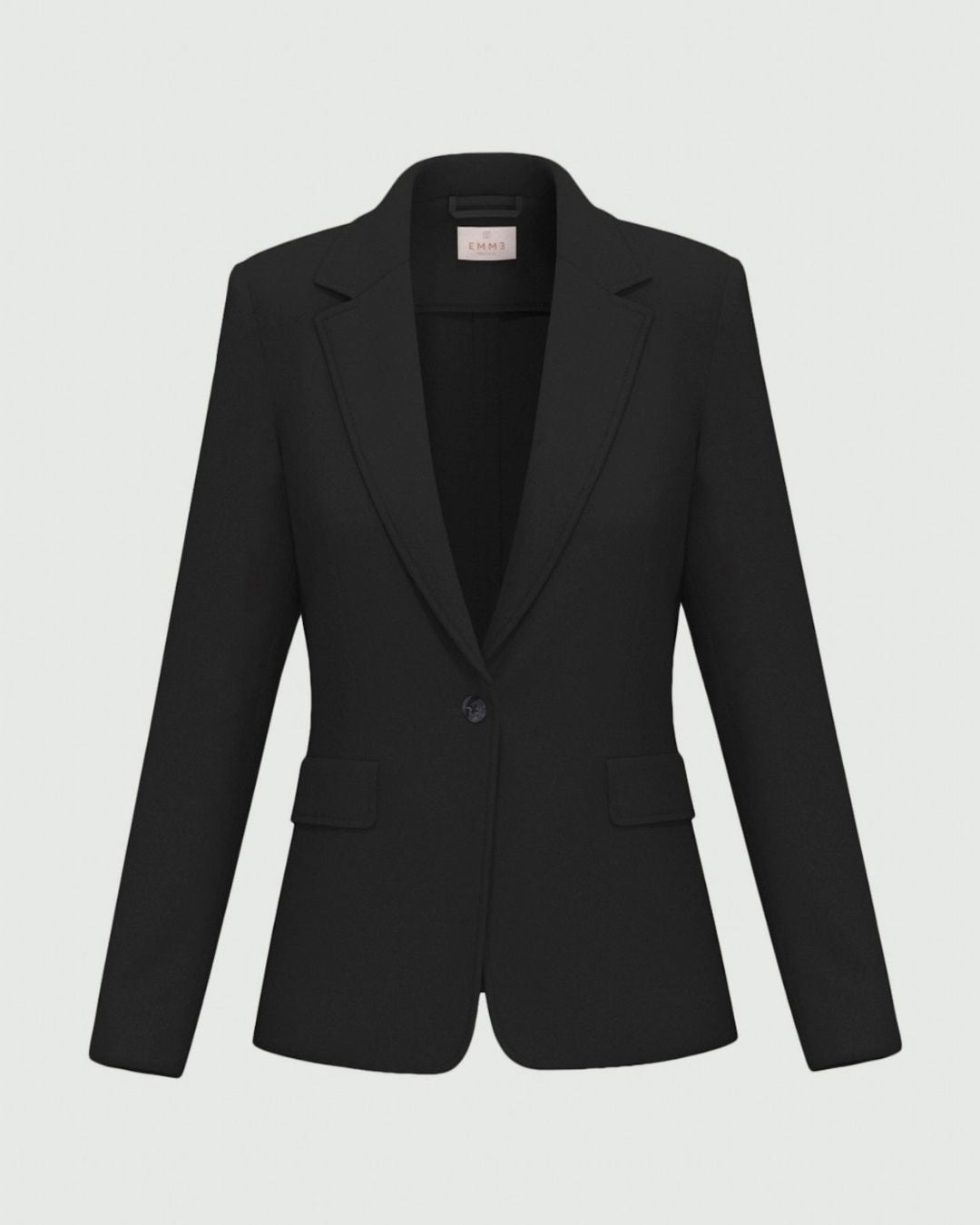 Blazer semi aderente in jersey Nero 2625916041200 005 EMME MARELLA 