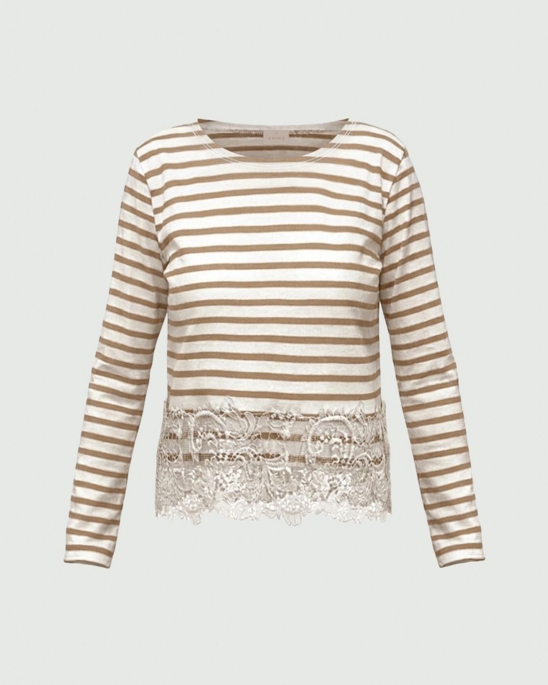 T-shirt con pizzo Emmteiera Naturale 2625976014200 001 EMME MARELLA 