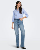 Camicia Donna Mio Blu Cashmere Blue 15149877 Cashmere Blue JACQUELINE DE YONG 