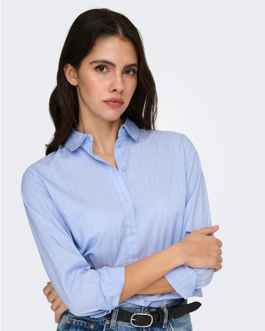 Camicia Donna Mio Blu Cashmere Blue 15149877 Cashmere Blue JACQUELINE DE YONG 