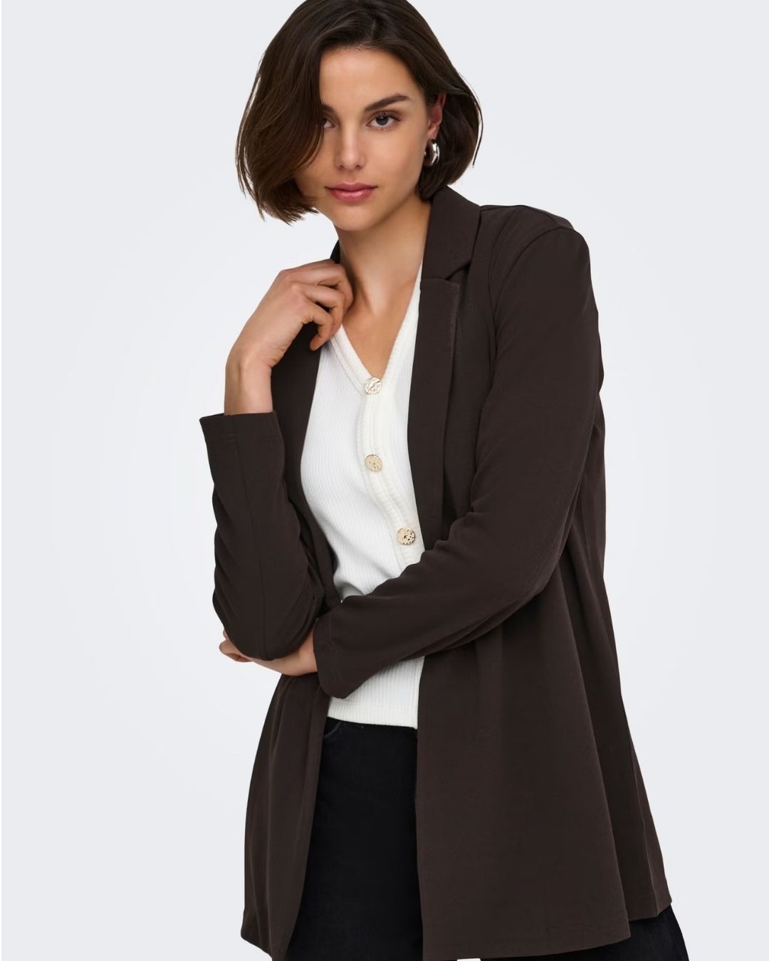 Blazer Donna Geggo Marrone Chocolate Torte 15180572 Chocolate Torte JACQUELINE DE YONG 