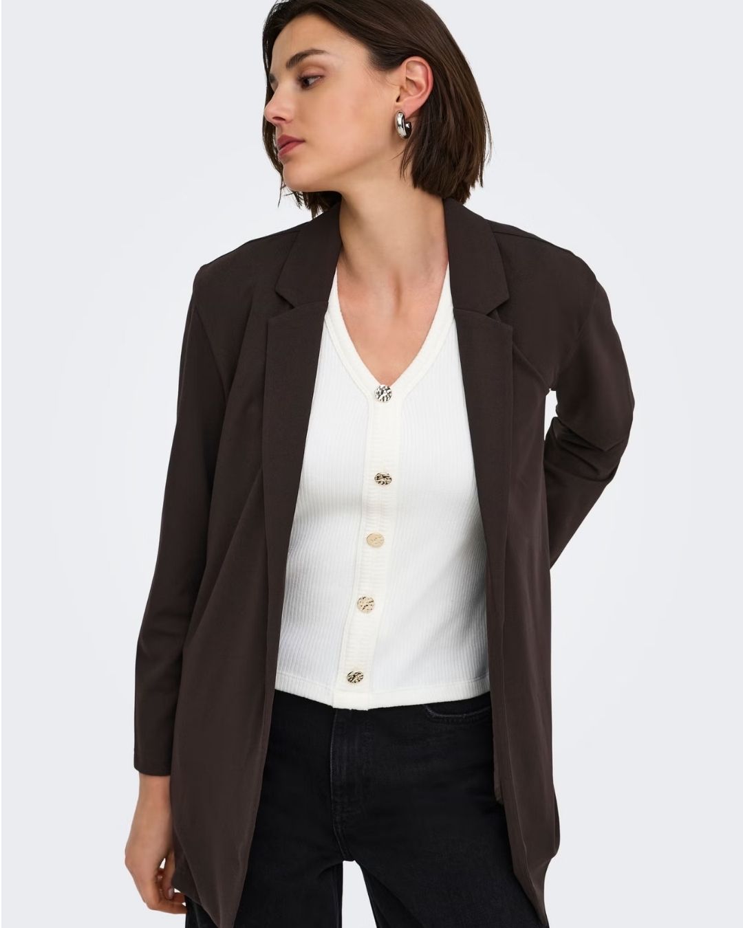 Blazer Donna Geggo Marrone Chocolate Torte 15180572 Chocolate Torte JACQUELINE DE YONG 