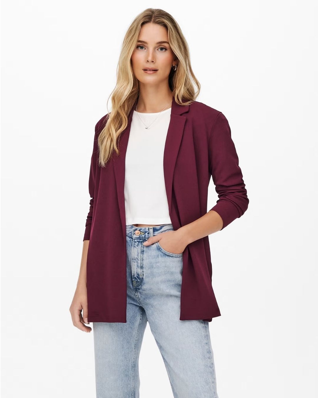 Blazer Donna Geggo Rosso Windsor Wine 15180572 Windsor Wine JACQUELINE DE YONG 
