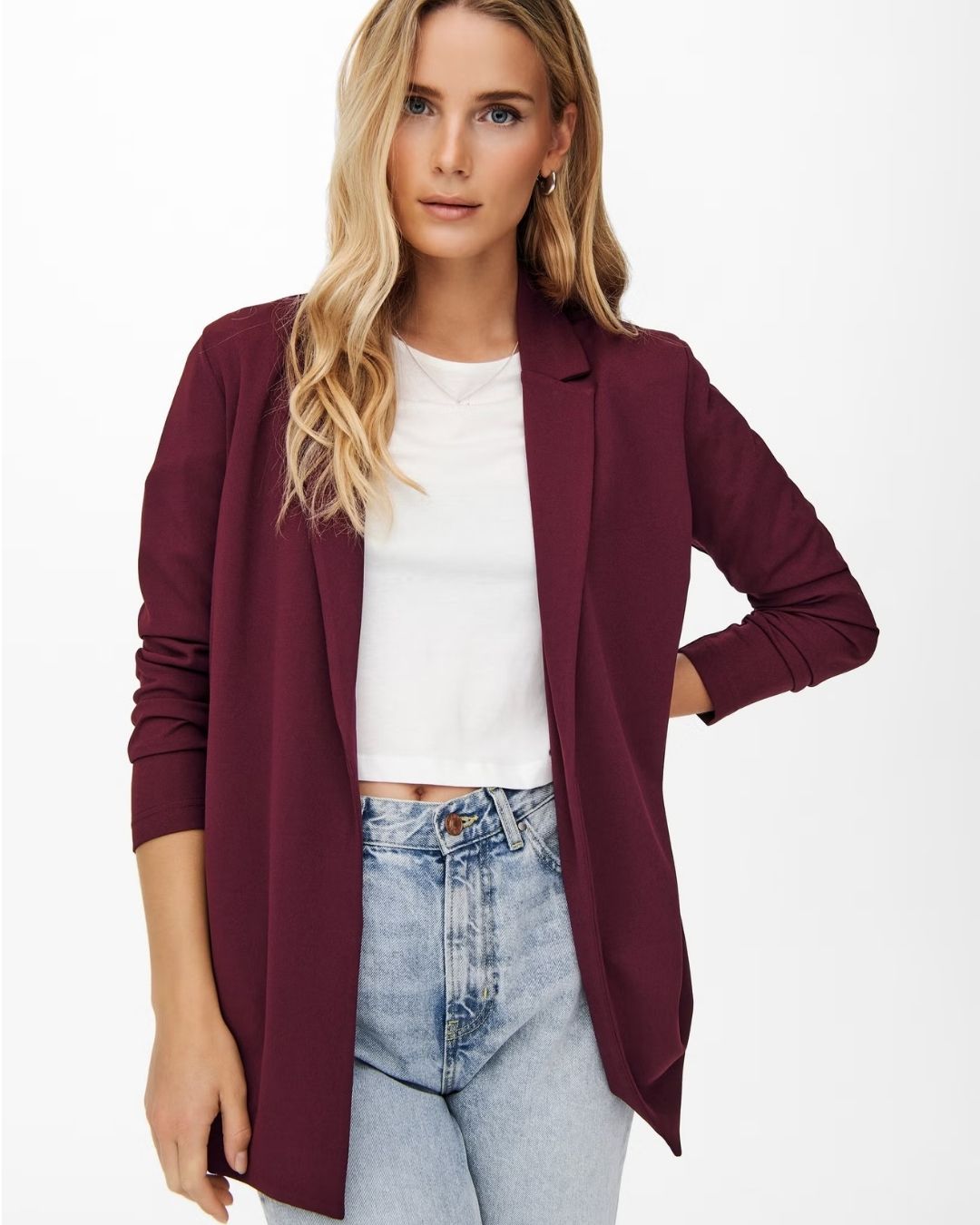 Blazer Donna Geggo Rosso Windsor Wine 15180572 Windsor Wine JACQUELINE DE YONG 