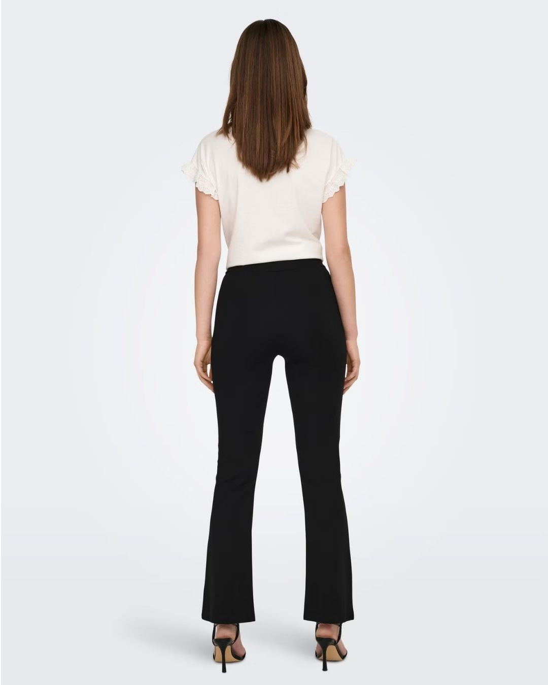Pantaloni Flared Fit Pretty Donna Nero 15196908 Black JACQUELINE DE YONG 