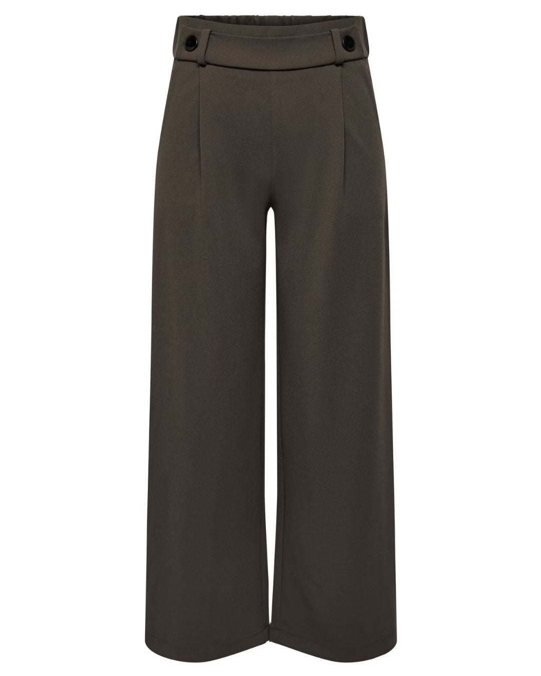 Pantaloni a gamba larga Donna Geggo Marrone Chocolate Brown 15208430 Chocolate Brown BLACK BUTTONS JACQUELINE DE YONG 