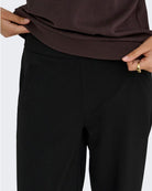 Pantaloni a gamba larga Donna Lousville Nero 15221238 Black JACQUELINE DE YONG 