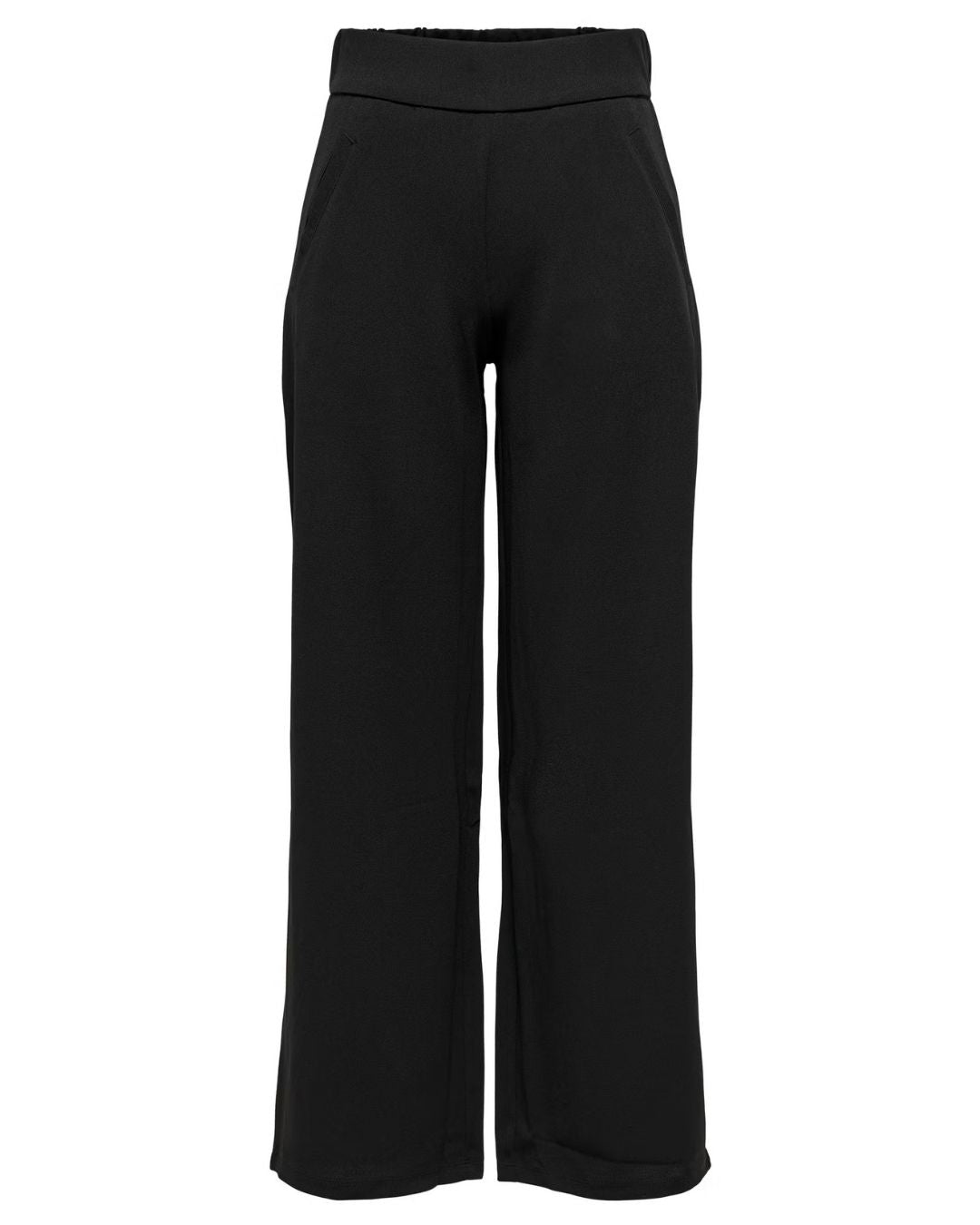 Pantaloni a gamba larga Donna Lousville Nero 15221238 Black JACQUELINE DE YONG 