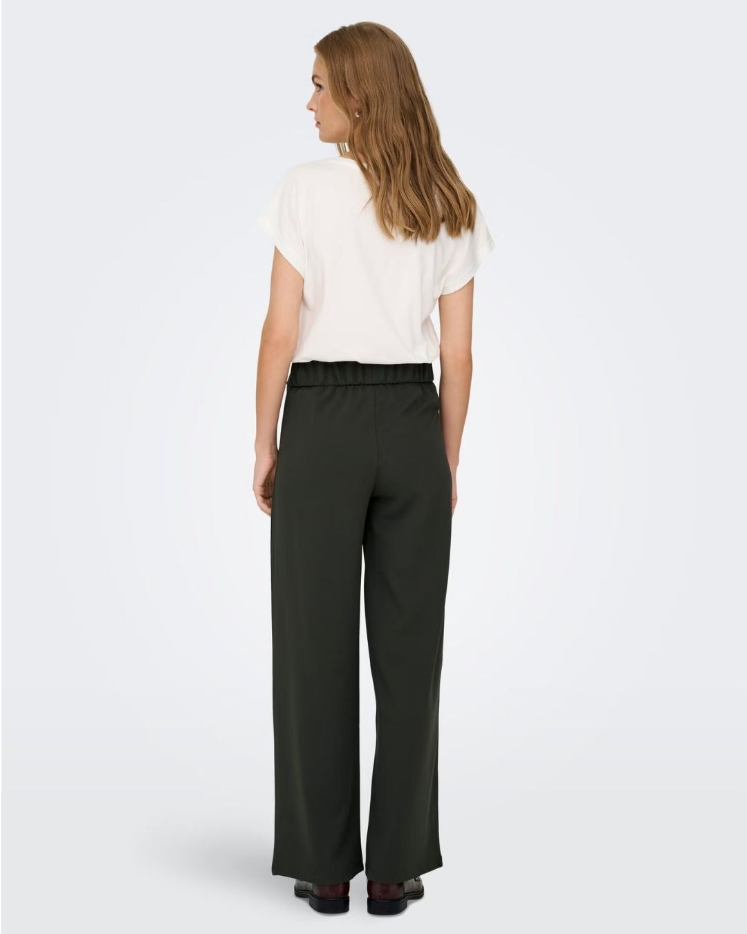 Pantaloni a gamba larga Donna Lousville Grigio Peat 15221238 Peat JACQUELINE DE YONG 