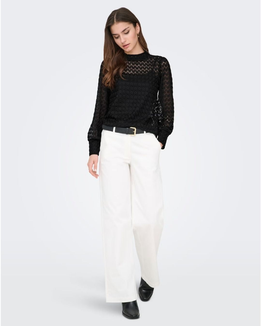 Maglia Donna Nero 15268408 Black JACQUELINE DE YONG 