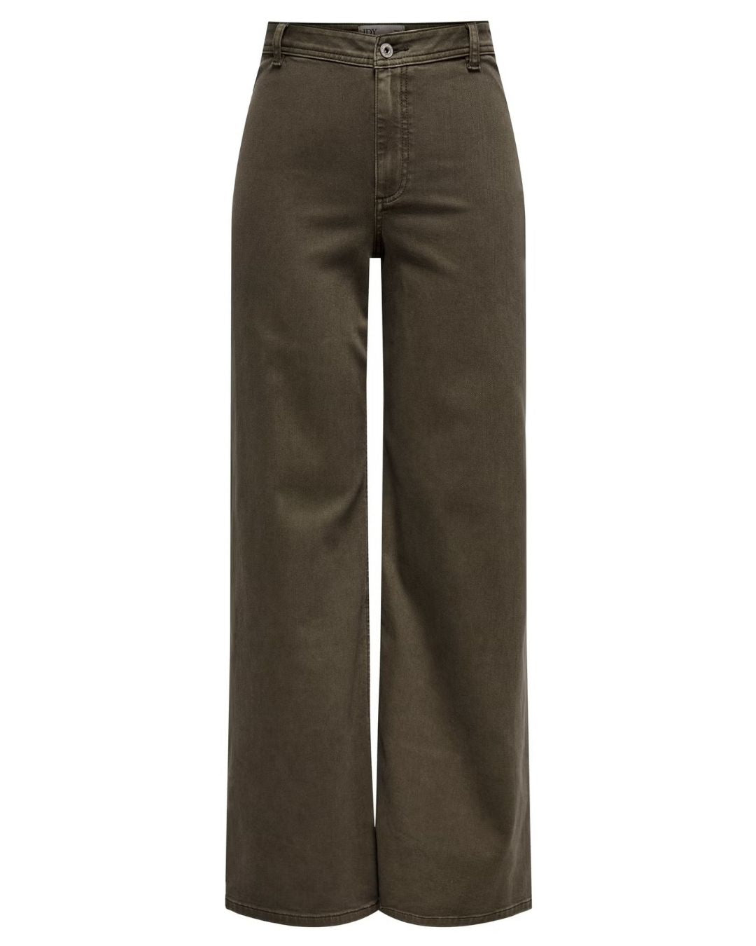 Pantaloni a gamba larga Donna Marrone Slate Black 15341269 Slate Black JACQUELINE DE YONG 