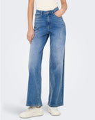 Jeans Donna Marrone Blu Medium Blue Denim 15342089 Medium Blue Denim JACQUELINE DE YONG 