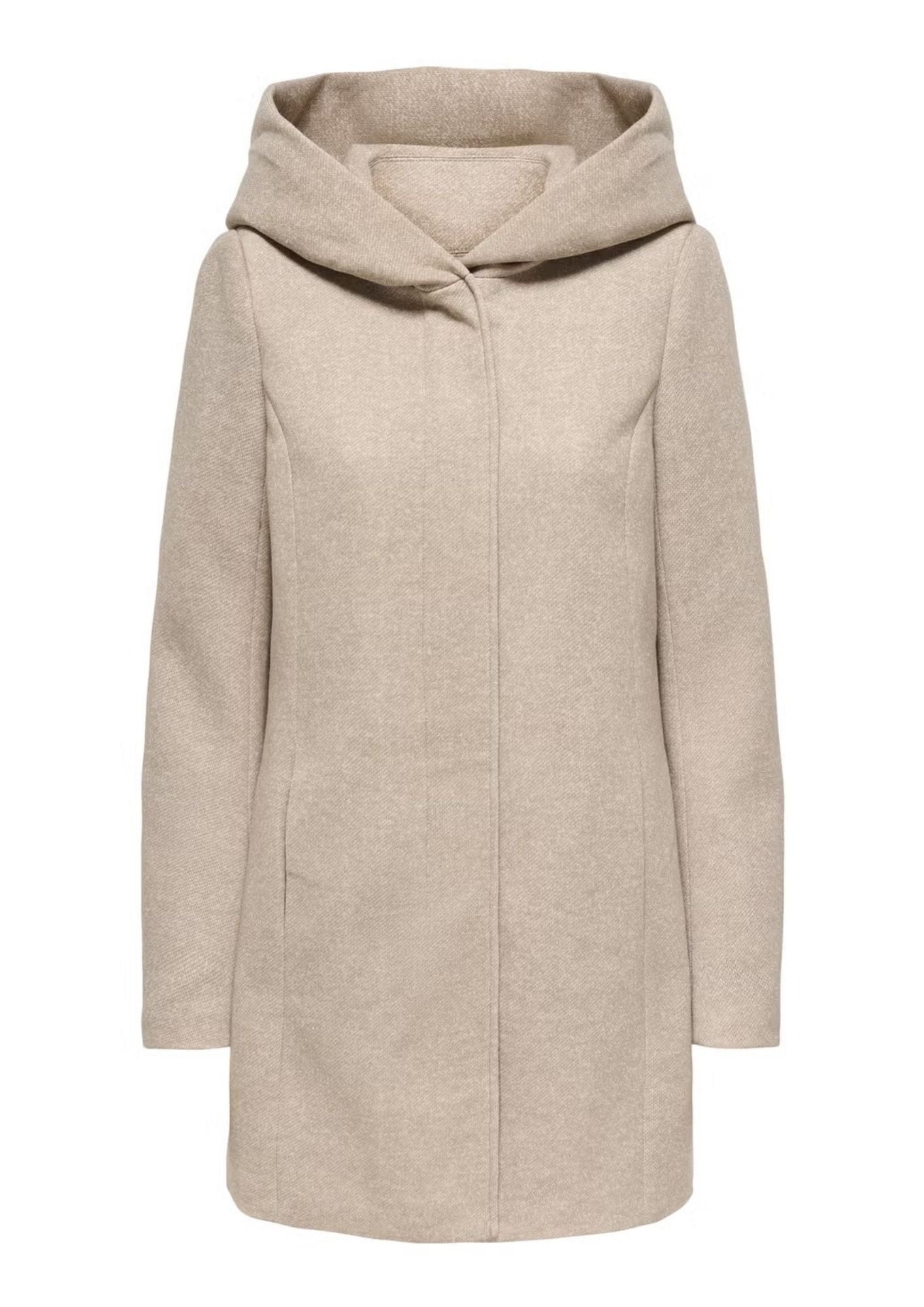 Only Cappotto Donna Sedona Beige 15142911 Fungi MELANGE ONLY 