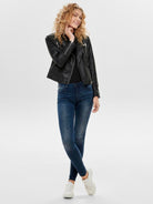 Only Giacca in Finta Pelle Donna Gemma Nero 15153079 Black ONLY 