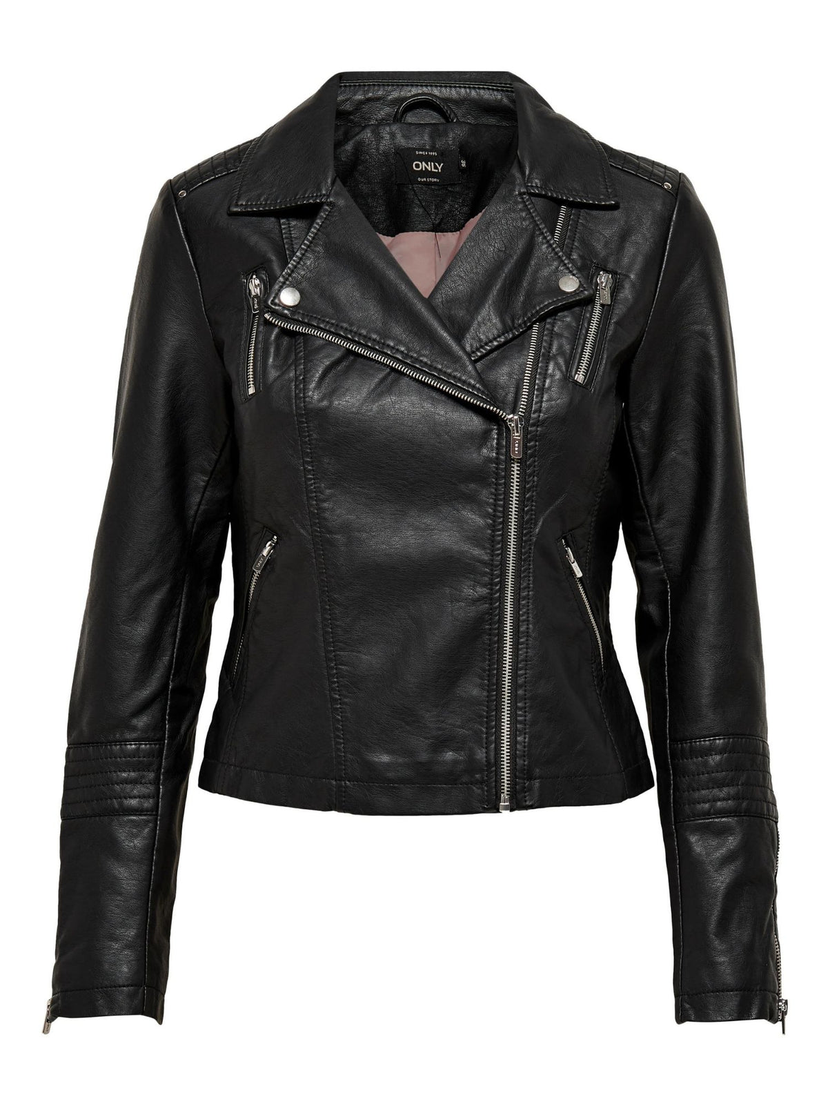 Only Giacca in Finta Pelle Donna Gemma Nero 15153079 Black ONLY 