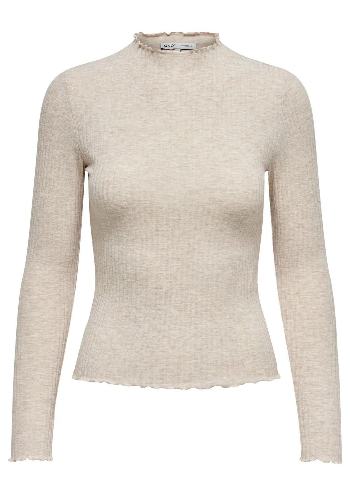 Only Top Donna Emma Grigio Pomice 15180040 Pumice Stone MELANGE ONLY 