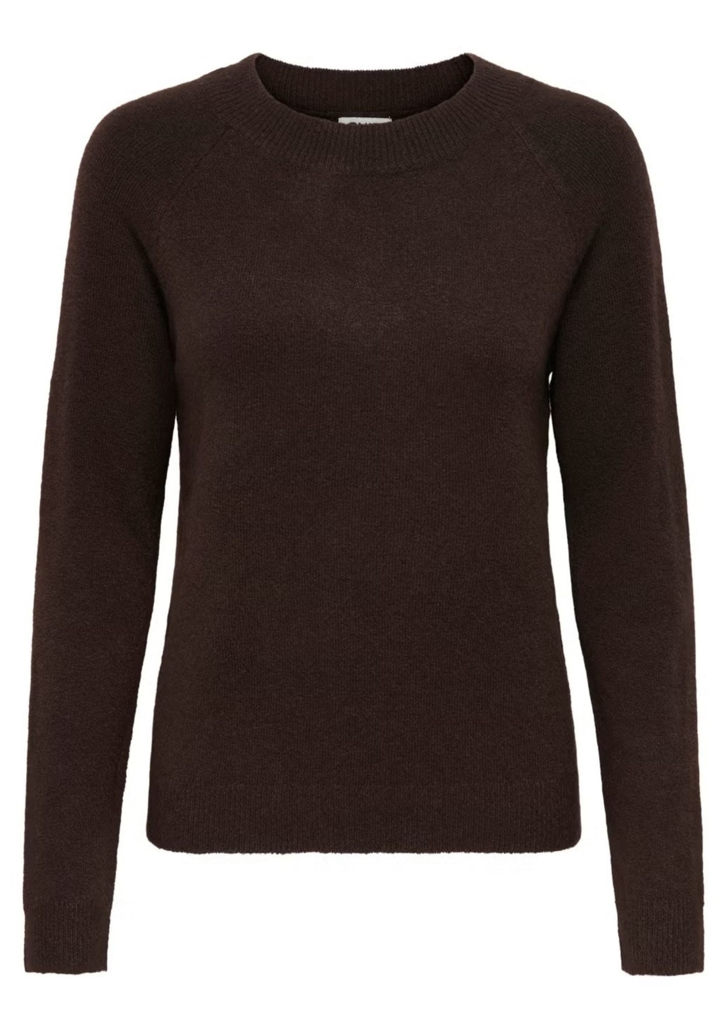 Only Pullover Donna Rica Marrone Cioccolato 15204279 Chocolate Torte W. MELANGE ONLY 