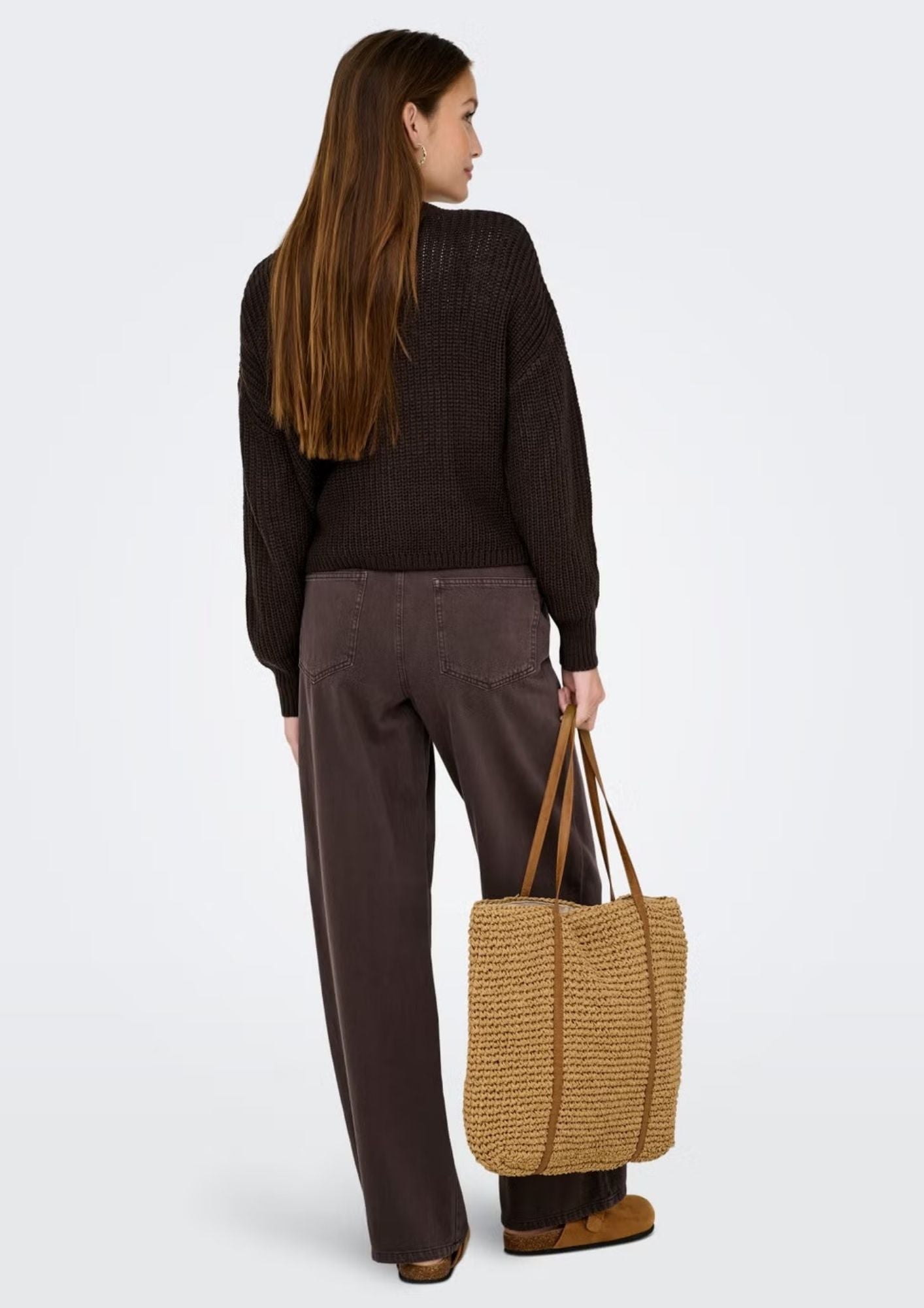 Only Cardigan Donna Carol Marrone 15211521 Chocolate Torte ONLY 