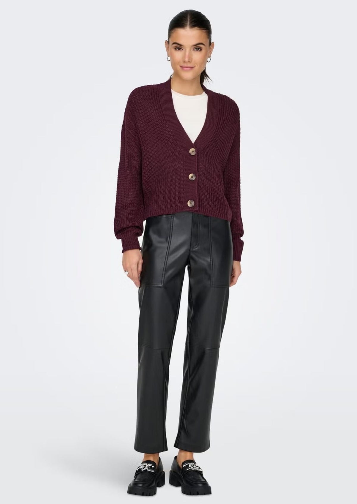 Only Cardigan Donna Carol Rosso Royal 15211521 Port Royale ONLY 