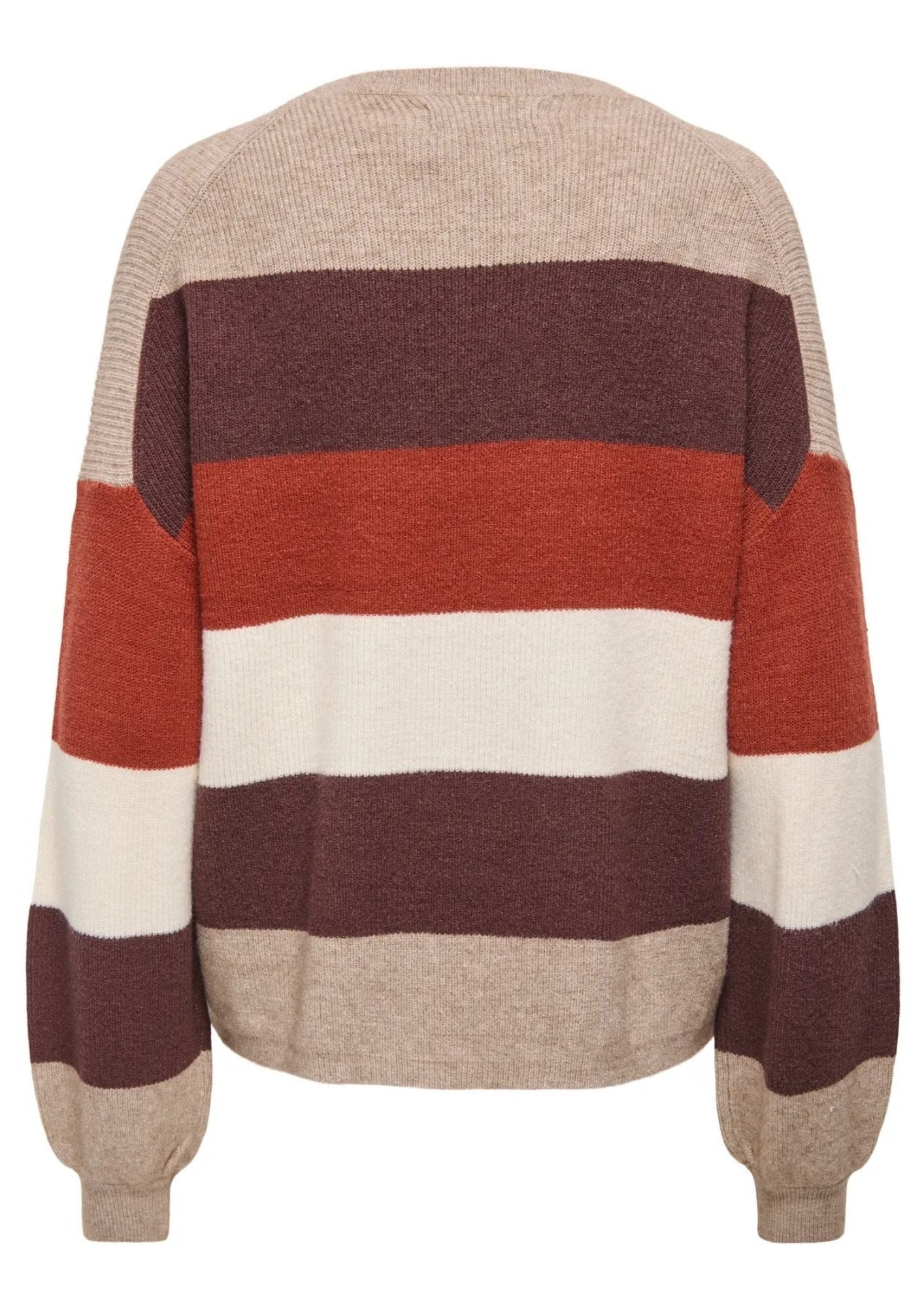 Only Pullover Donna Atia Beige 15220044 Beige Mel/Deep ONLY 