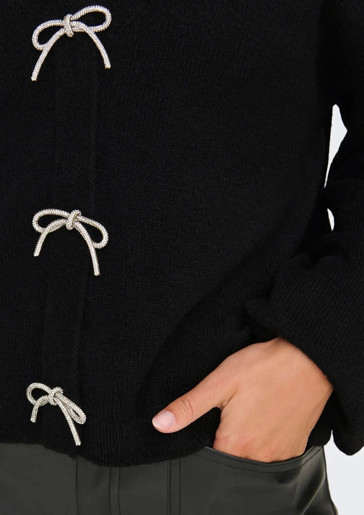 Only Cardigan Donna Donna Nero 15343634 Black ONLY 