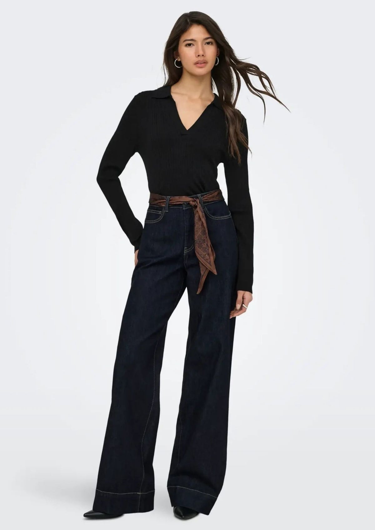 Only Pullover Donna Kaya Nero 15344841 Black ONLY 