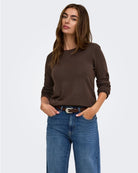 Maglione Donna Marrone Chocolate Torte 15368961 Chocolate Torte Melange ONLY 
