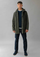 Giubbino non imbottito ispirazione parka Hug Eng Verde Sherwood RIMA345J F0280 154 RIHUNIK 