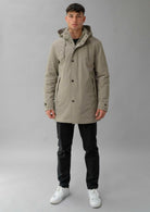 Parka non trapuntato con imbottitura intermedia Hhgh 26 Alluminium RIMA348J F0120 113 RIHUNIK 