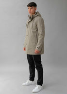Parka non trapuntato con imbottitura intermedia Hhgh 26 Alluminium RIMA348J F0120 113 RIHUNIK 