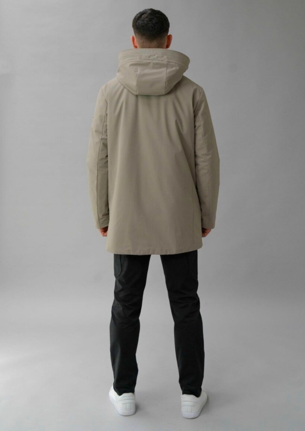 Parka non trapuntato con imbottitura intermedia Hhgh 26 Alluminium RIMA348J F0120 113 RIHUNIK 
