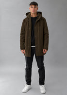 Parka non trapuntato con imbottitura intermedia Hhgh 26 Marrone Mill RIMA348J F0120 141 RIHUNIK 