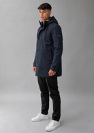 Parka non trapuntato con imbottitura intermedia Hhgh 26 Blu Navy RIMA348J F0120 888 RIHUNIK 