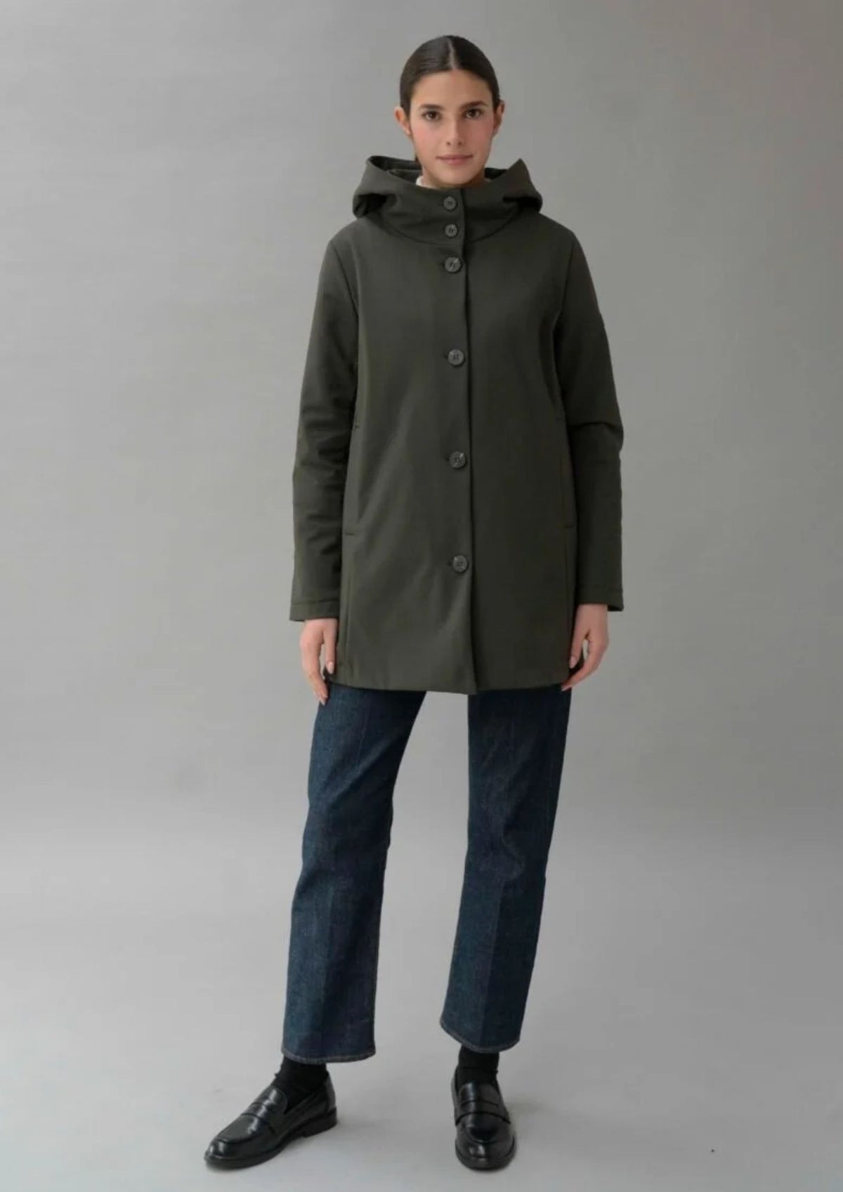 Capospalla non imbottito Amelia Sur 26 Verde Sherwood RIW550J F0280 154 RIHUNIK 