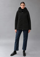 Capospalla non trapuntato e imbottito Lovisa Satin 26 Nero RIW555J F0085 999 RIHUNIK 