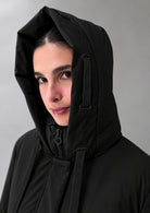 Capospalla non trapuntato con imbottitura di medio peso Tera 26 Nero RIW559J F0278 999 RIHUNIK 