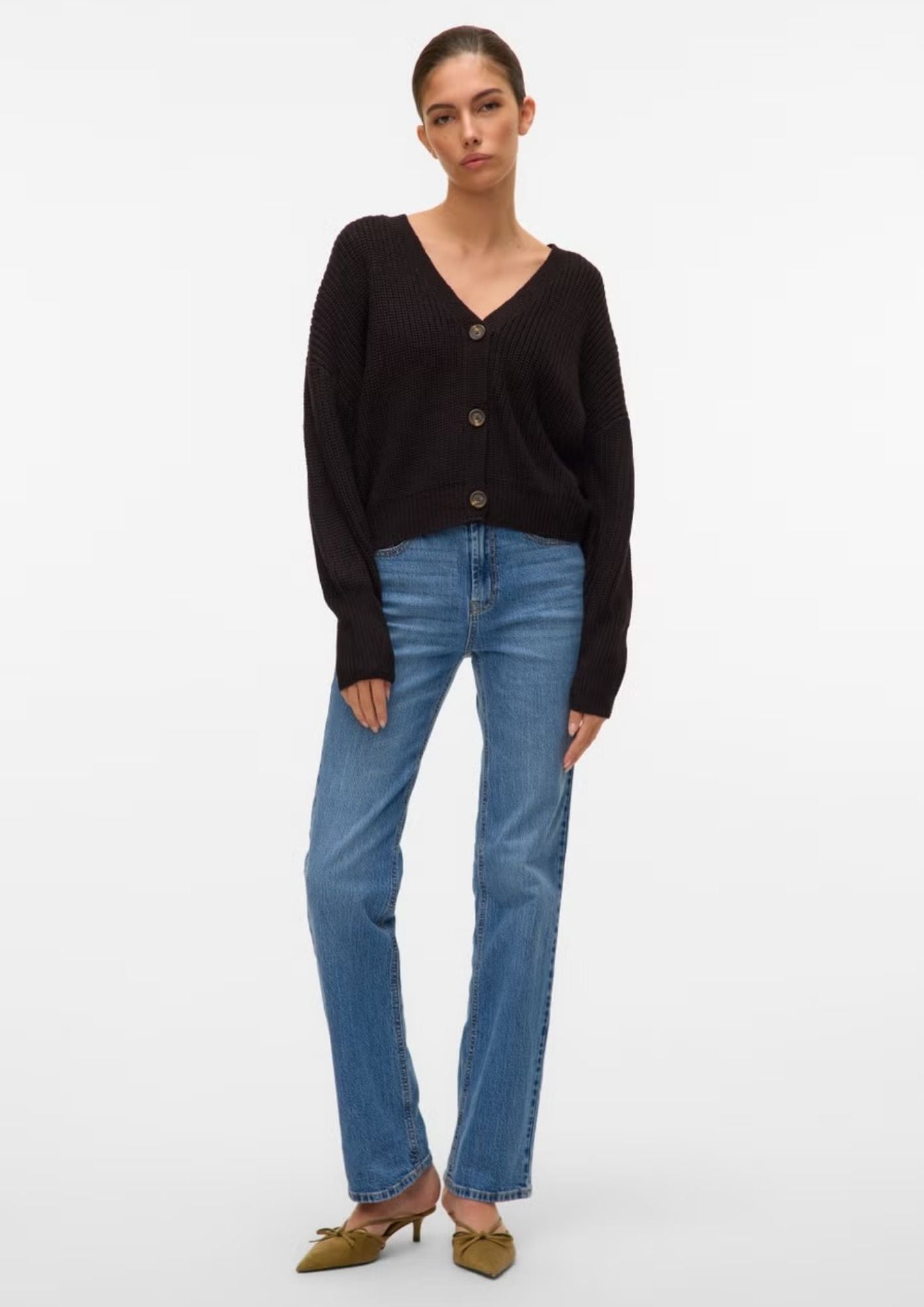 Vero Moda Cardigan Donna Lea Nero 10249632 Black VERO MODA 