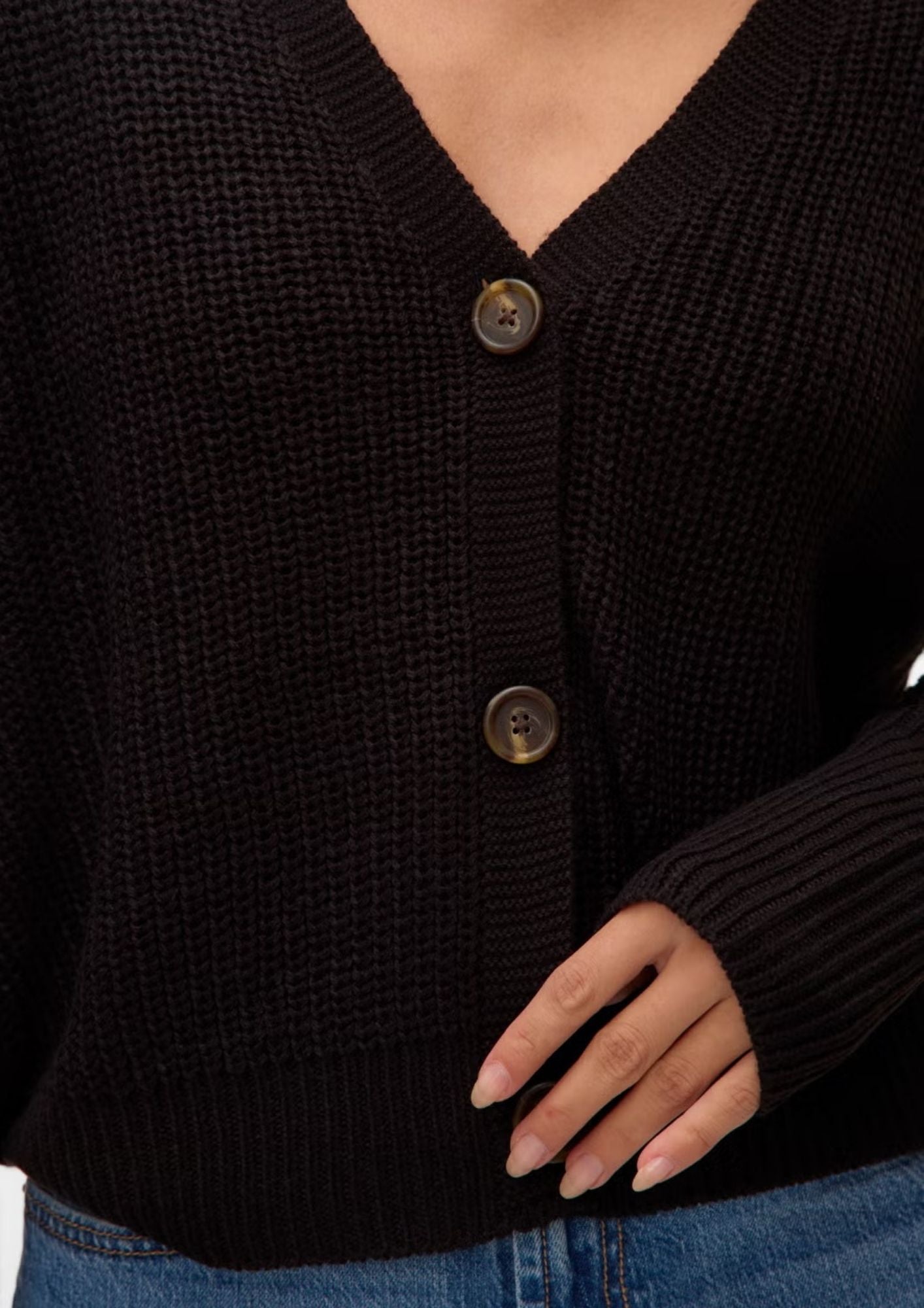 Vero Moda Cardigan Donna Lea Nero 10249632 Black VERO MODA 