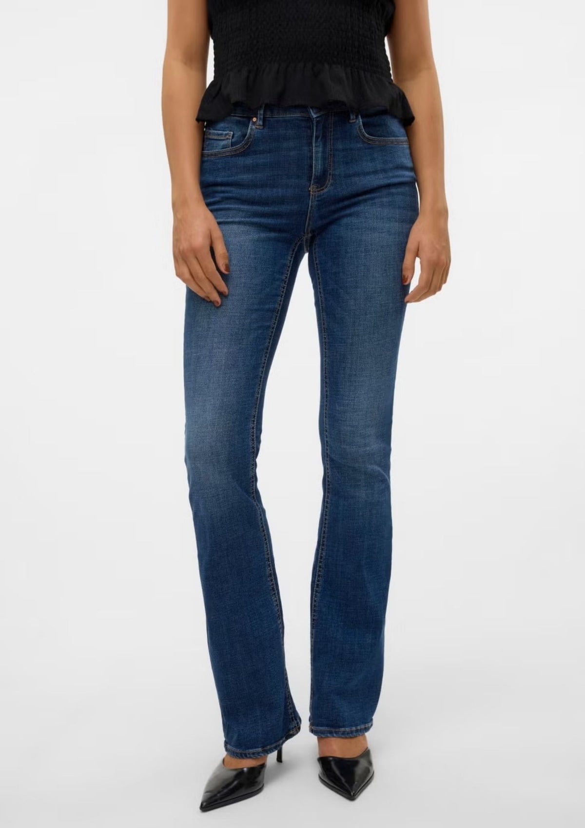 Vero Moda Jeans Donna Flash Blu scuro 10310511 Dark Blue Denim VERO MODA 