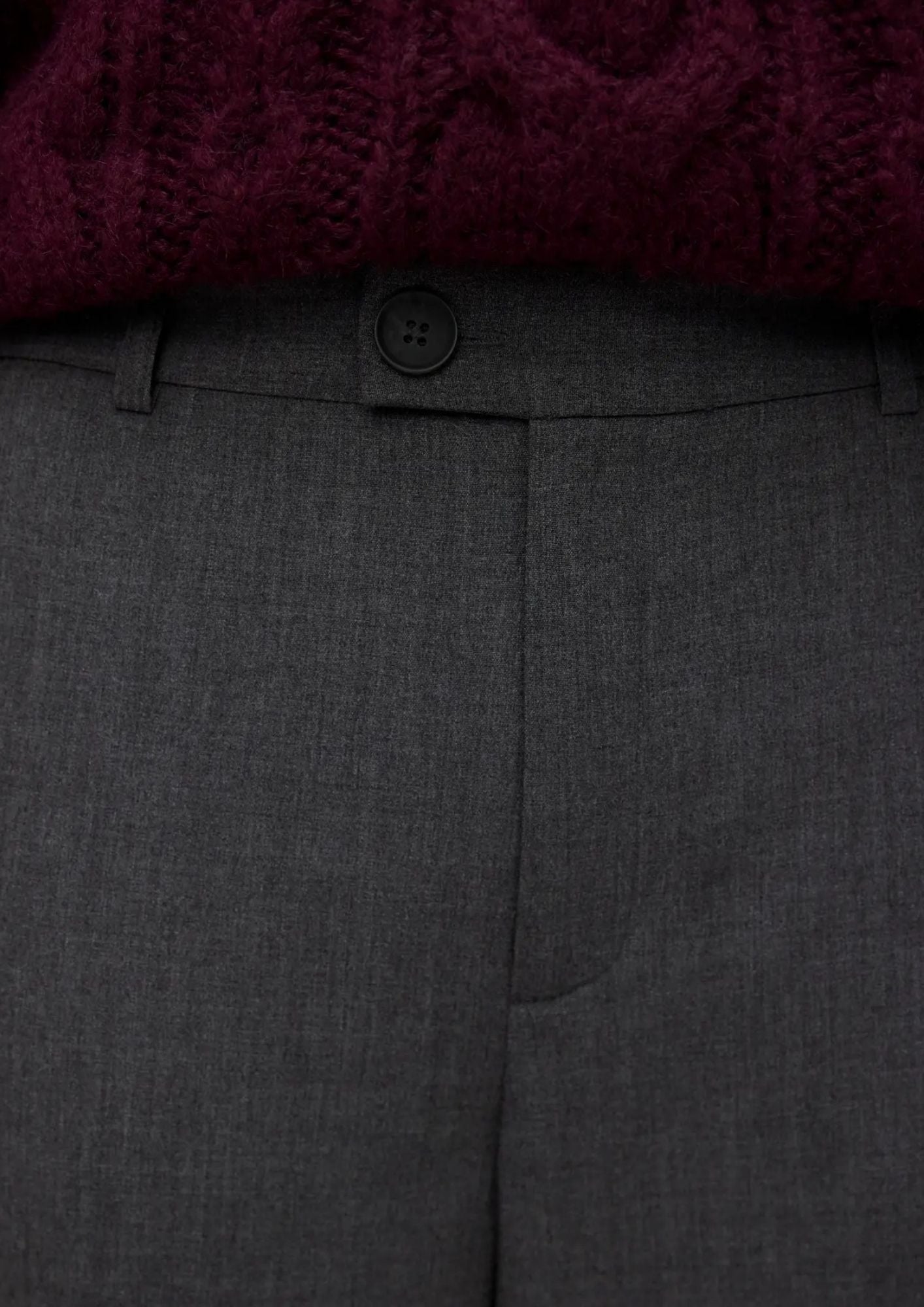 Vero Moda Pantalone Donna Texas Grigio 10334103 Dark Grey Melange VERO MODA 