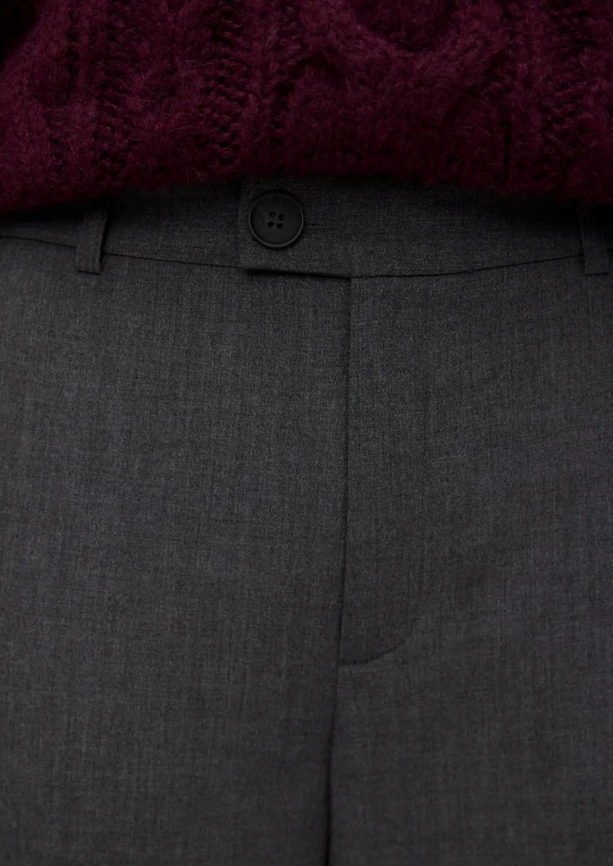Vero Moda Pantalone Donna Texas Grigio 10334103 Dark Grey Melange VERO MODA 