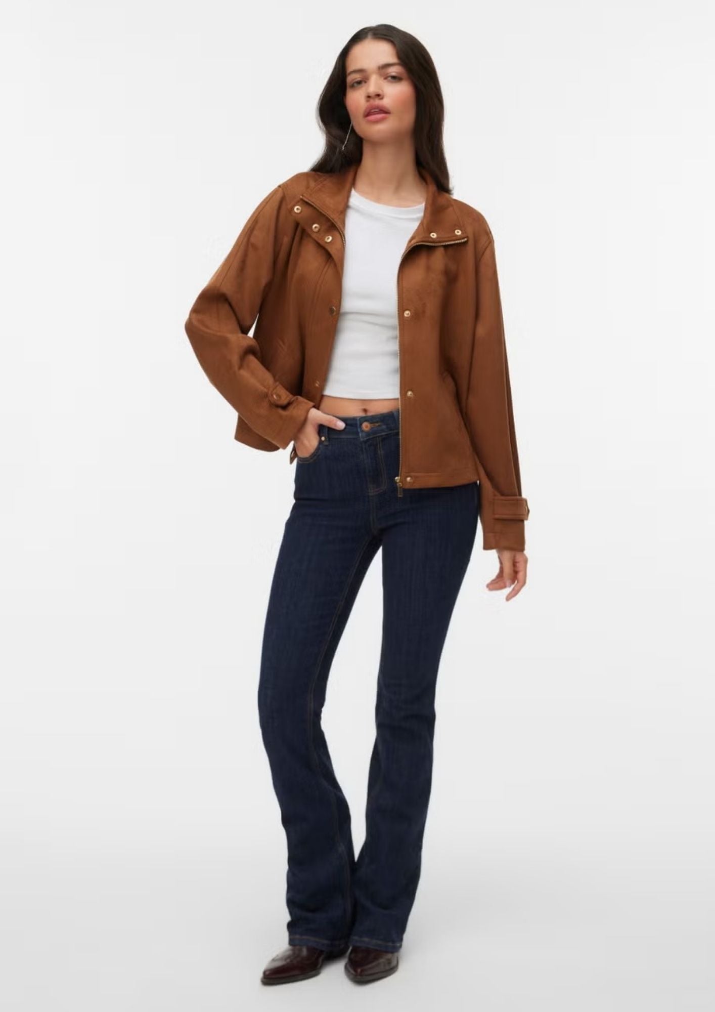 Vero Moda Giubbino Donna Josemaja Cognac 10346625 Cognac VERO MODA 