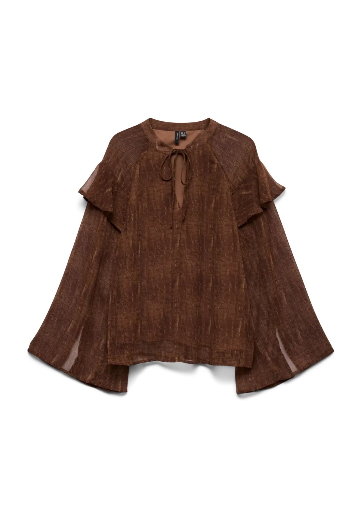 Vero Moda Top Donna Molly Marrone 10349178 Cocoa Brown Mico VERO MODA 