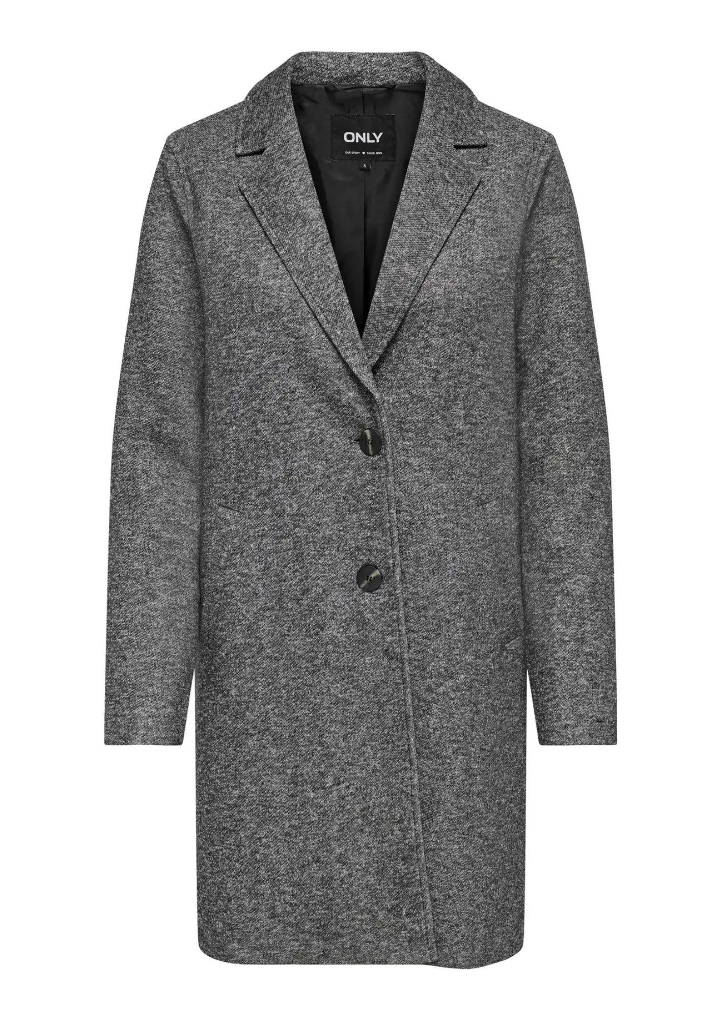 ONLY Cappotto Donna Only Onlsedona Grigio Scuro Cappotto
