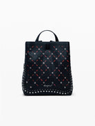 DESIGUAL Desigual Zaino traforato con borchie piccolo Donna Nero Zaino