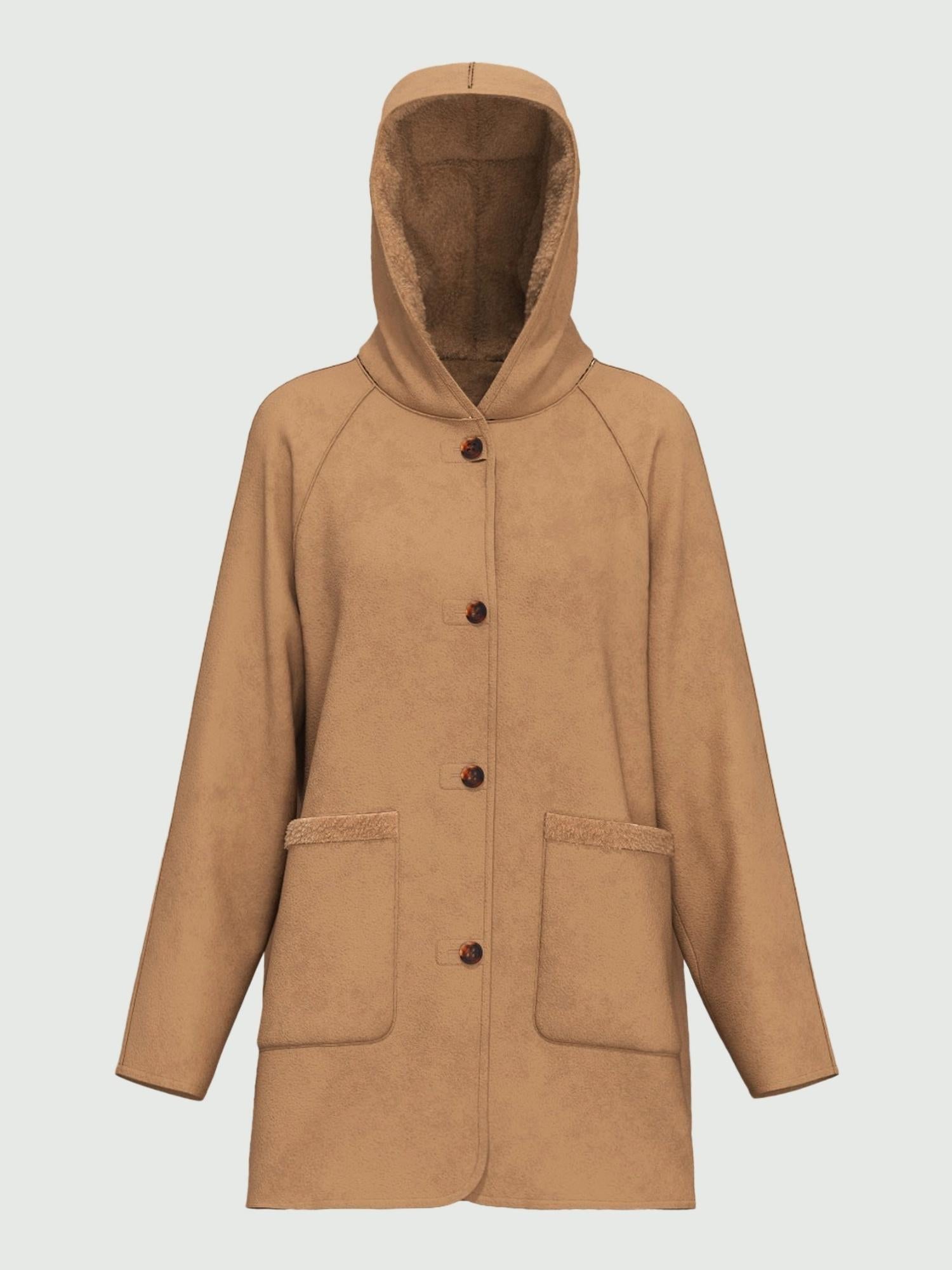 EMME MARELLA Emme Marella Caban reversibile Gavetta Donna Miele Cappotto