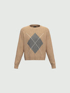 EMME MARELLA Emme Marella Maglia boxy con filo di lurex Novella Donna Cammello Maglia