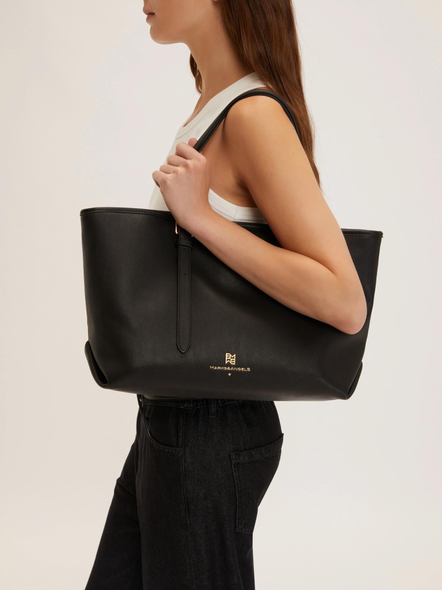 EMME MARELLA Emme Marella Maxi shopper Emma Nero Borsa